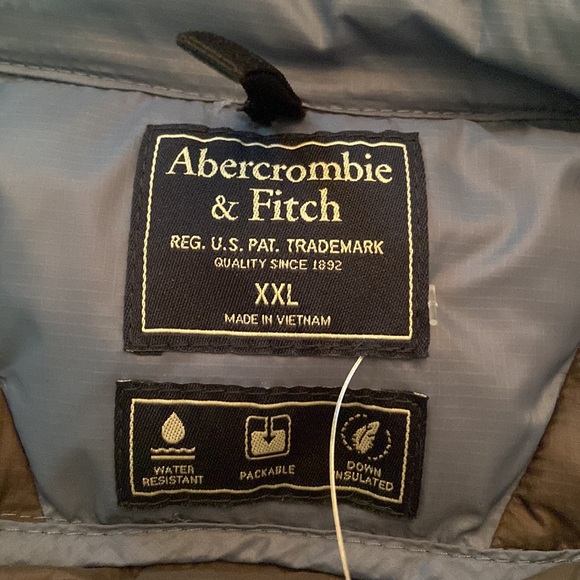Men’s Blue XXL Abercrombie & Fitch Vest BNWT - Picture 7 of 8